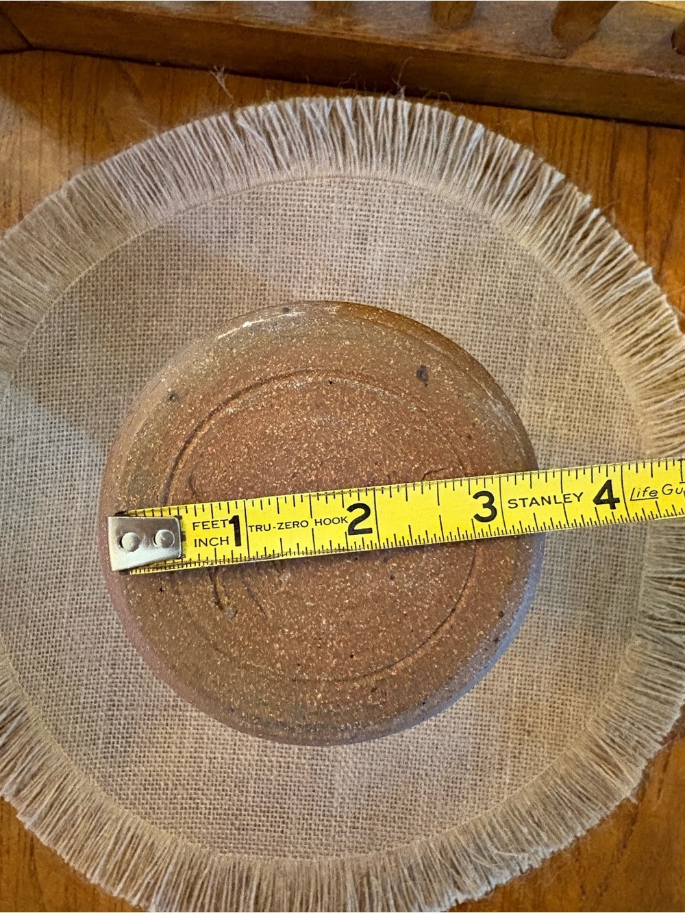 Vintage Tom Homann Signed Studio Art Pottery Vase Abstract Slip Trailing Design - Picture 14 of 14